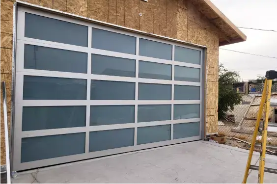 Completed garage door project